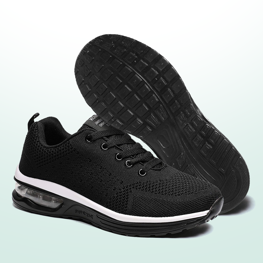 Willa Stretch Comfort Sneaker — All Black — Kolvia women's comfort footwear — view 14