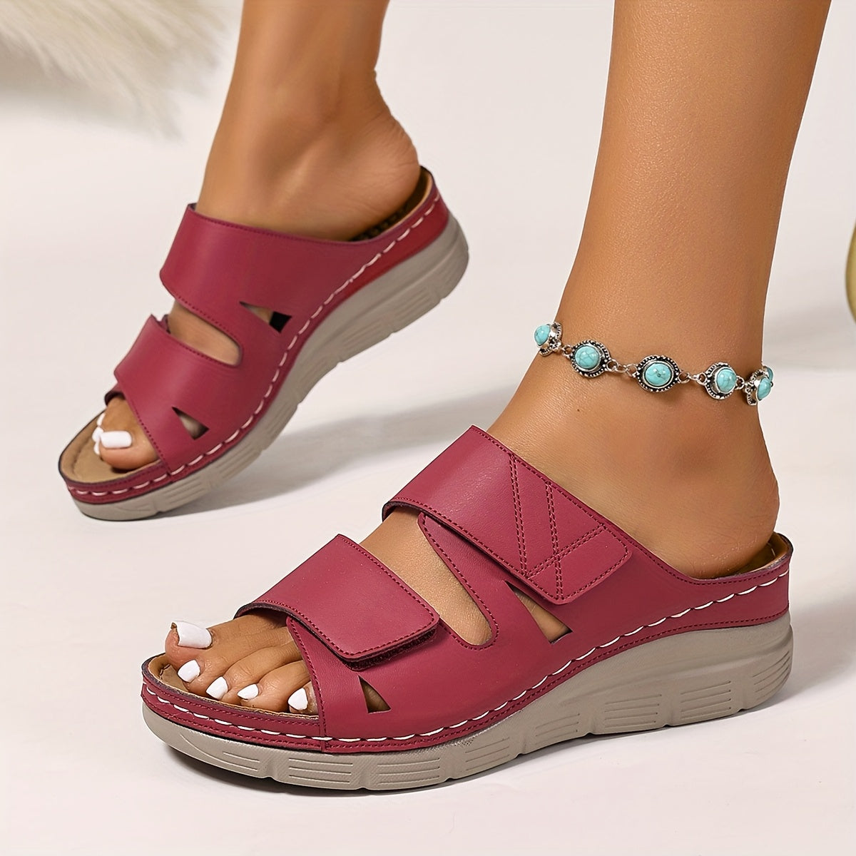 Dalia Massage Footbed Sandal — Kolvia women's comfort footwear — view 8