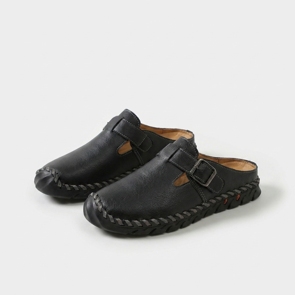 Marly Buckle Comfort Slide — Kolvia women's comfort footwear — view 3