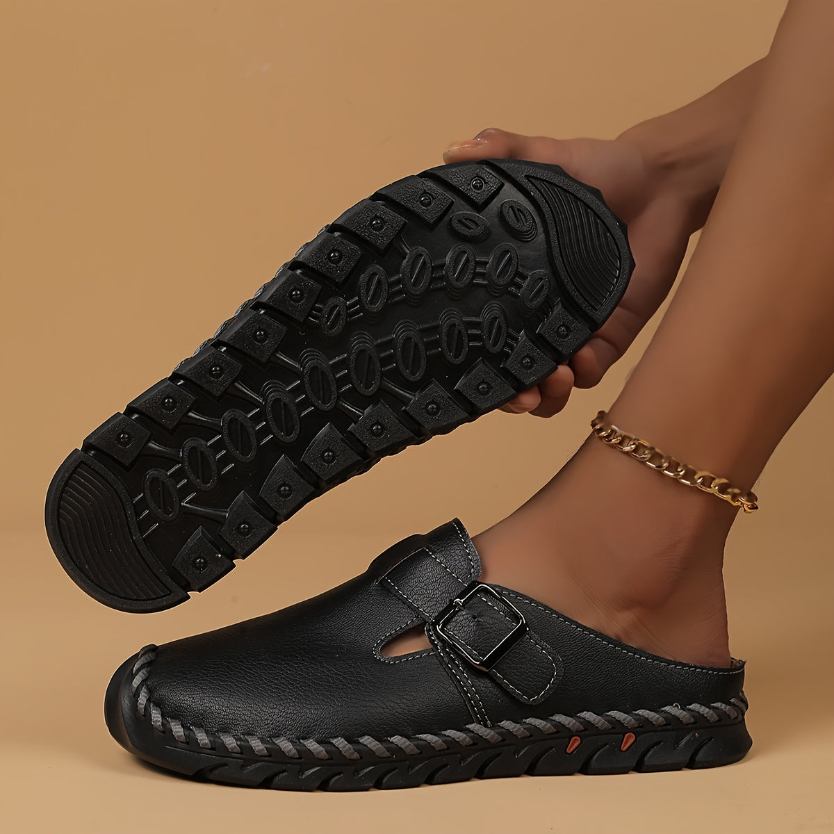 Marly Buckle Comfort Slide — Kolvia women's comfort footwear — view 4