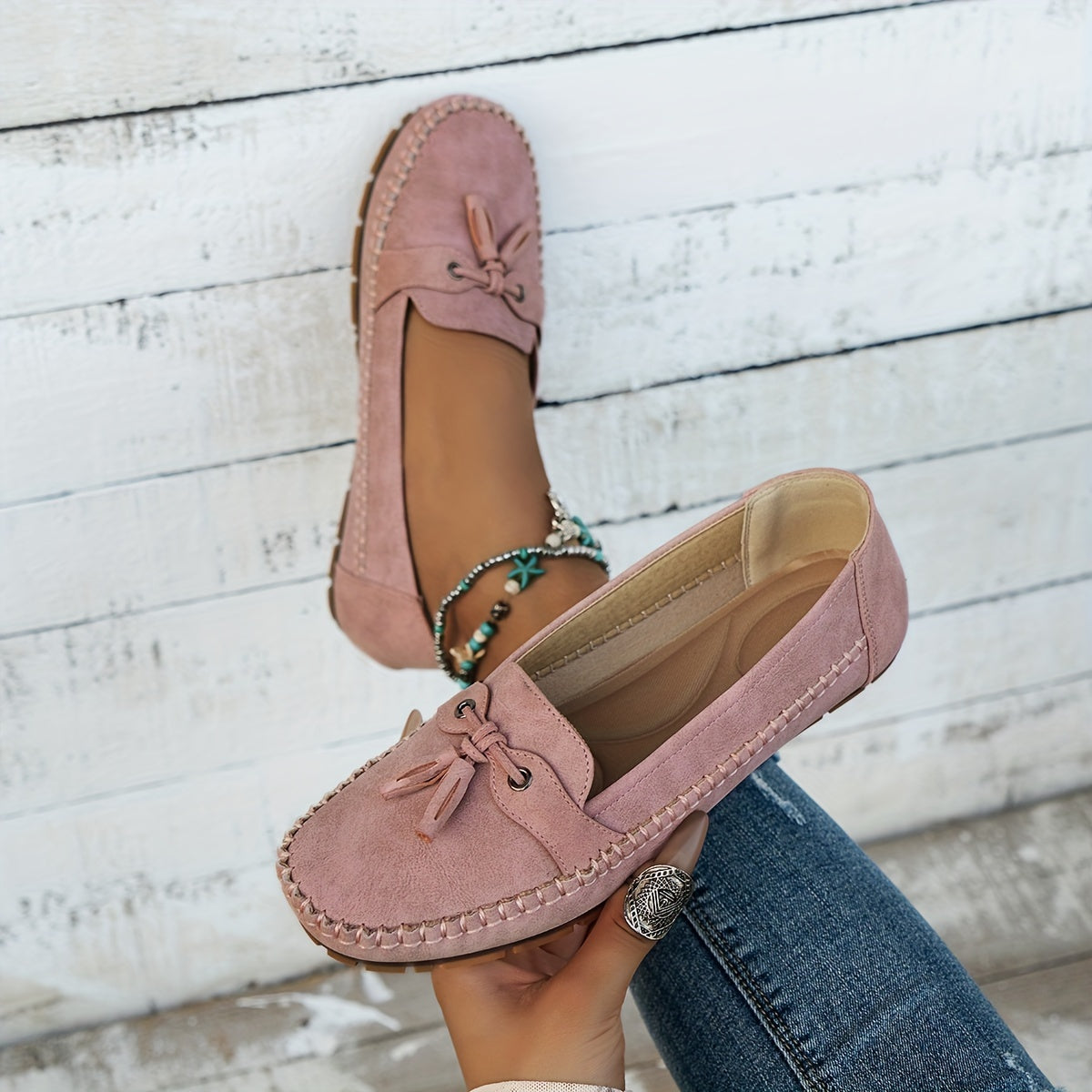 Nadine Tassel Loafer — Kolvia women's comfort footwear — view 2