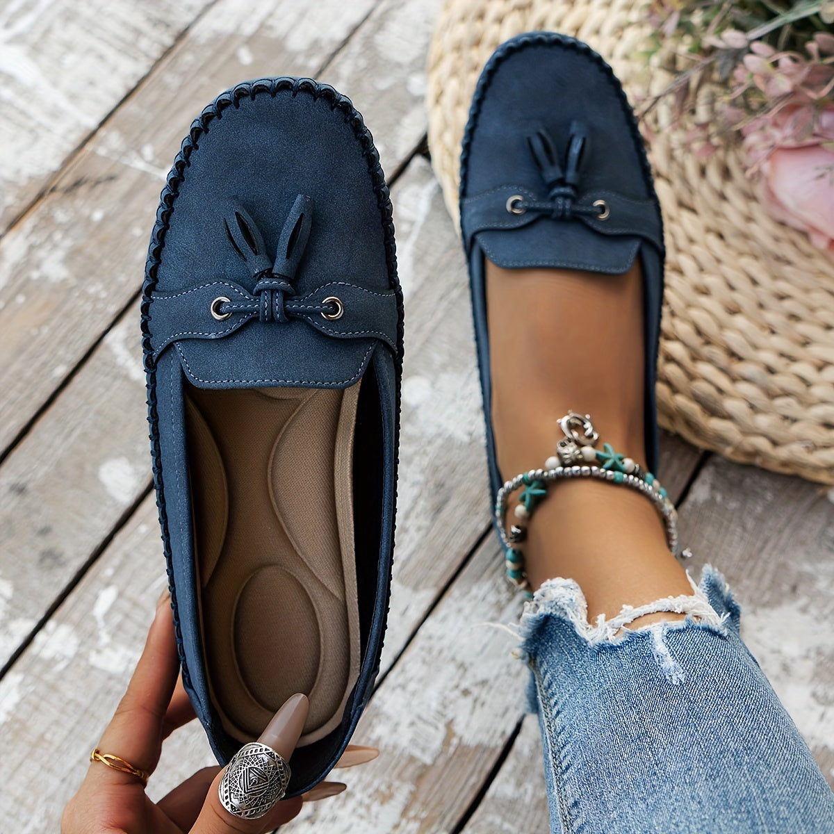 Nadine Tassel Loafer — Kolvia women's comfort footwear — view 8