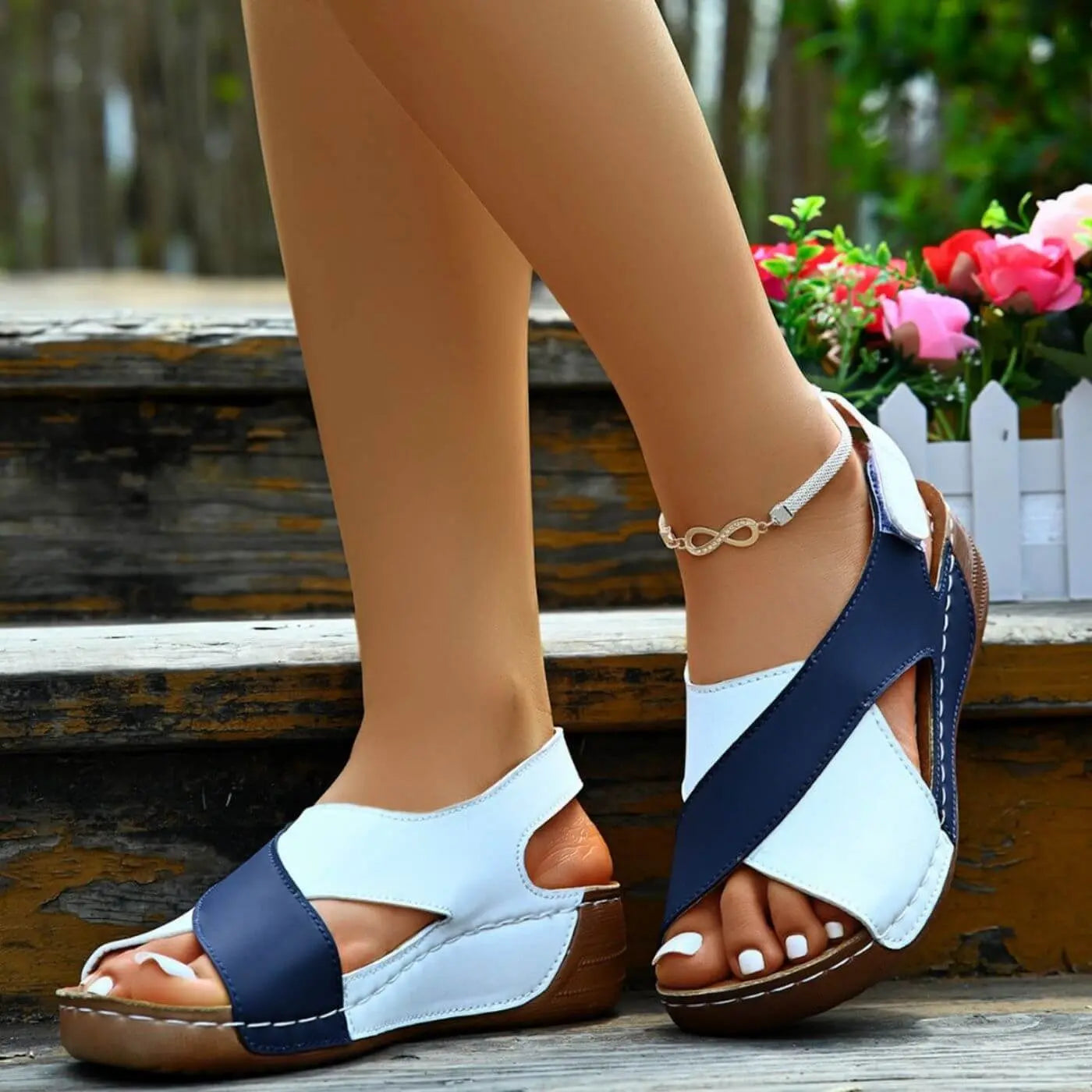 Nicole Open-Toe Comfort Sandal — Kolvia women's comfort footwear — view 7
