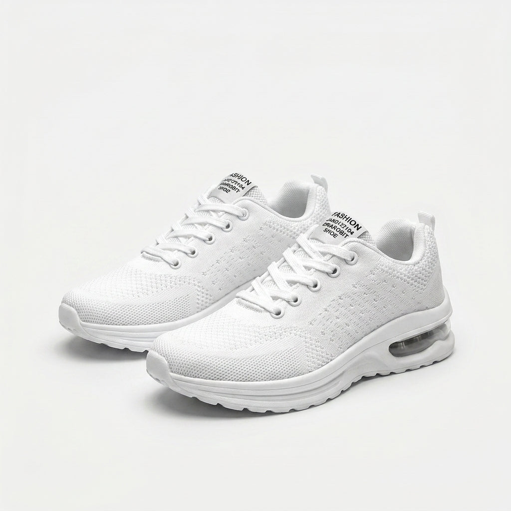 Willa Stretch Comfort Sneaker — All White — Kolvia women's comfort footwear — view 6