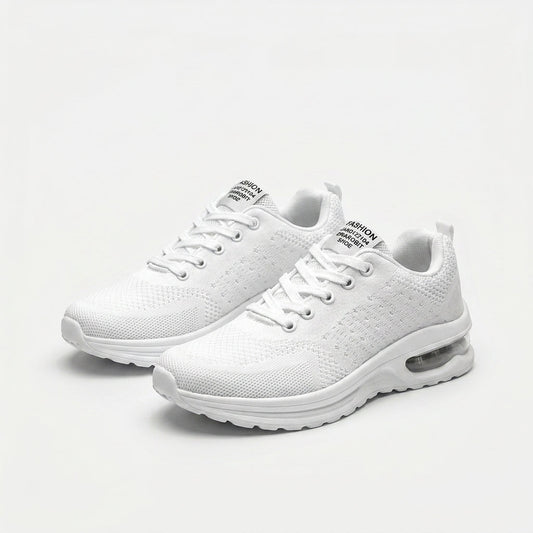 Willa Stretch Comfort Sneaker — All White — Kolvia women's comfort footwear — view 6