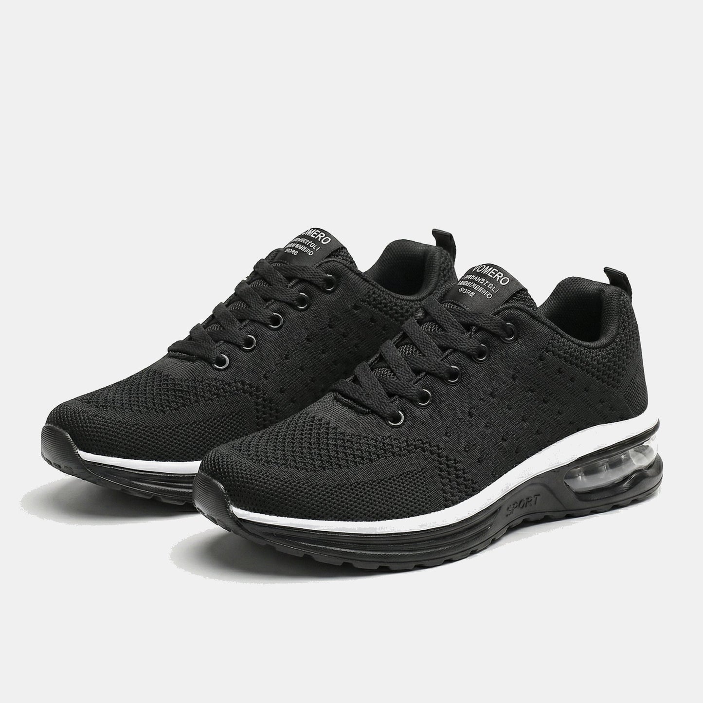 Willa Stretch Comfort Sneaker — All Black — Kolvia women's comfort footwear — view 10